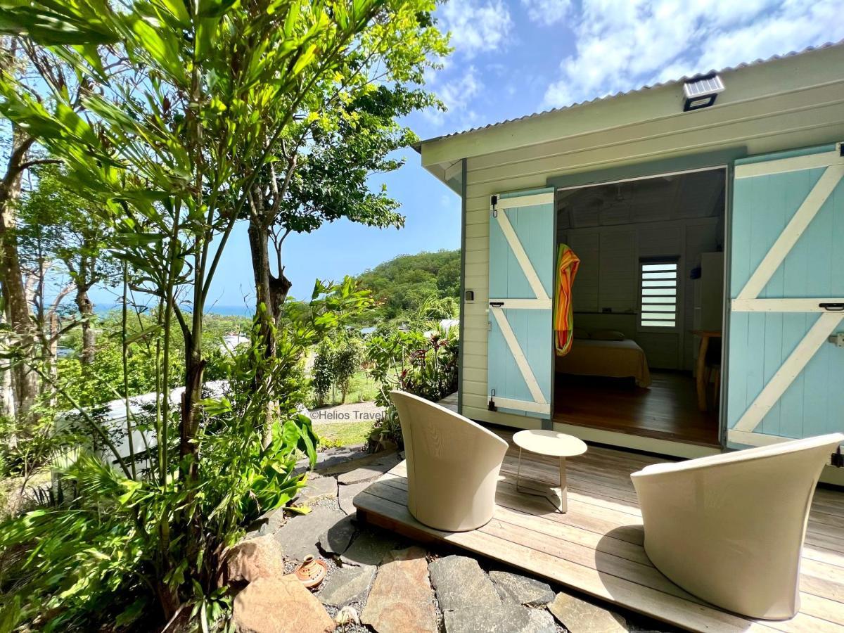 Le Surf Lodge, Chambre Avec Vue Mer Dans Un Ecrin De Verdure Deshaies Buitenkant foto
