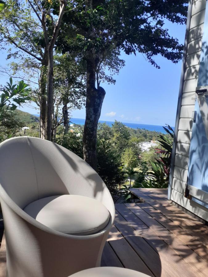 Le Surf Lodge, Chambre Avec Vue Mer Dans Un Ecrin De Verdure Deshaies Buitenkant foto